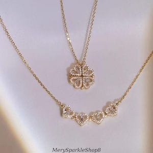 سلسلة Lucky & Heart Necklace – الحظ والحب - الصورة 4
