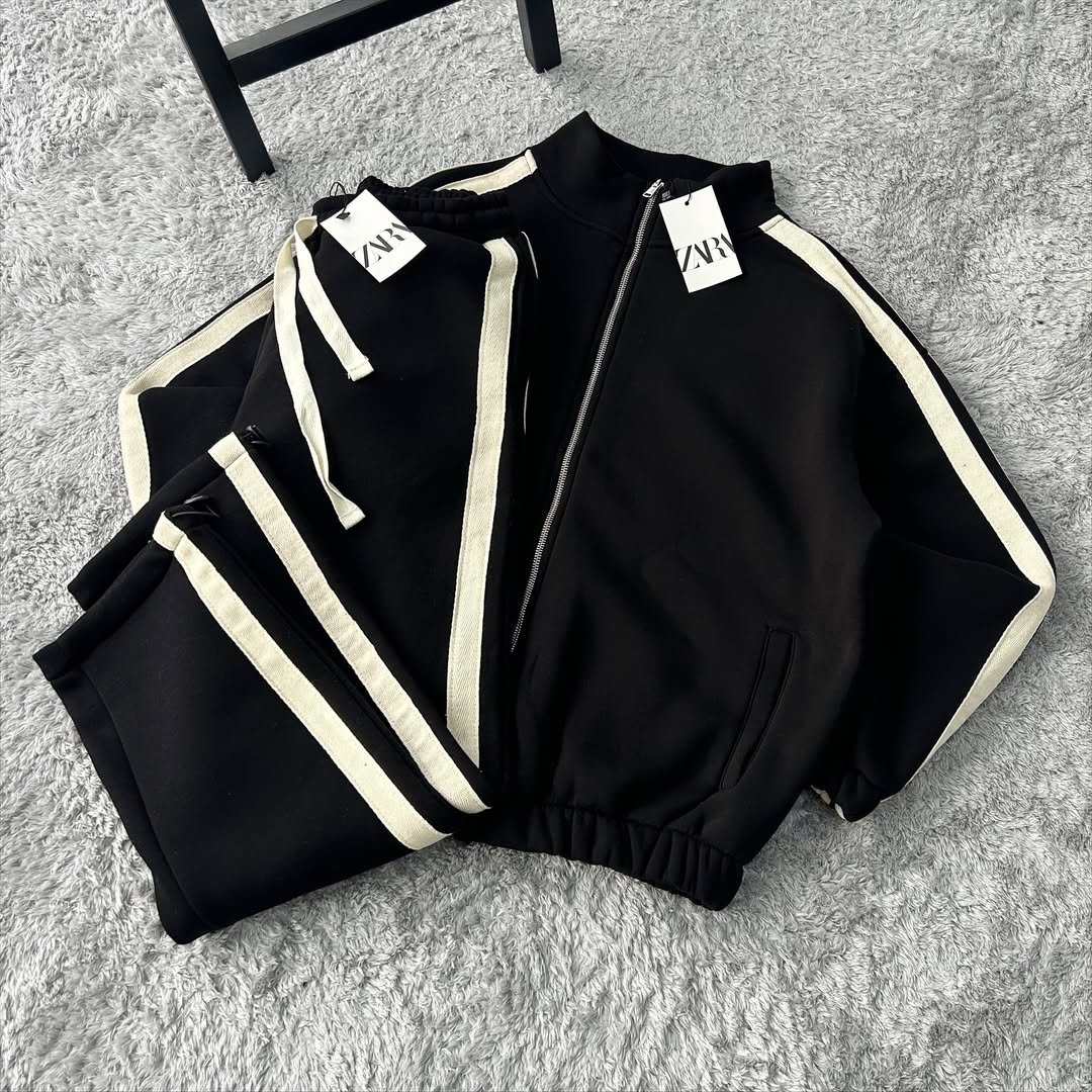 سوت Zara Strip OverSize – الراحة الفاخرة بأسلوب عصري جريء - الصورة 2