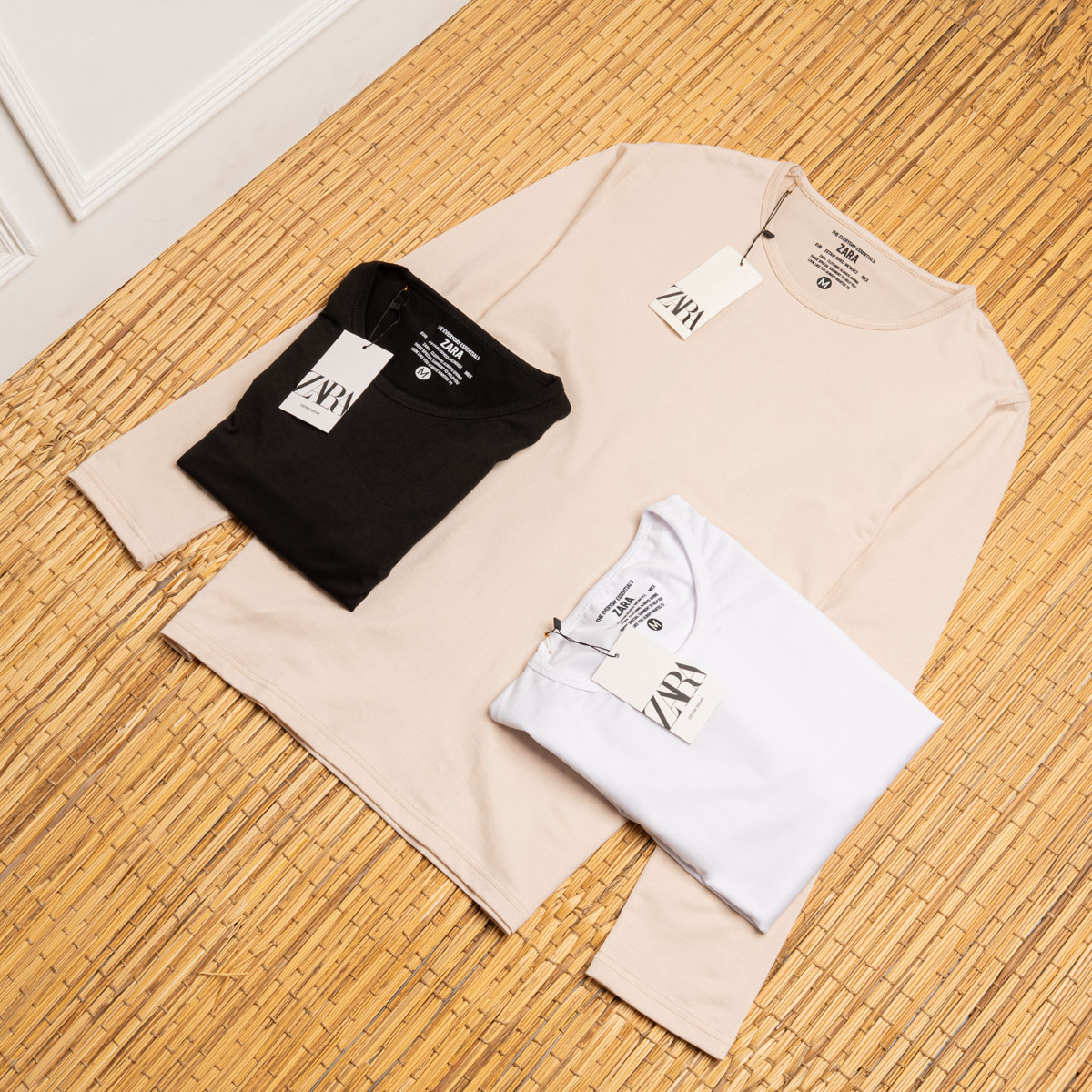 شيرت Zara Basic – البساطة اللي بتتكلم أناقة وجودة