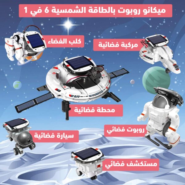 ⁦لعبة ميكانو روبرت بالطاقة الشمسية⁩ - الصورة ⁦2⁩