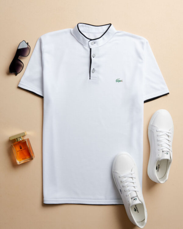 ⁦تيشيرت Lacoste نص ياقة – توازن مثالي بين الراحة والرقي⁩ - الصورة ⁦6⁩