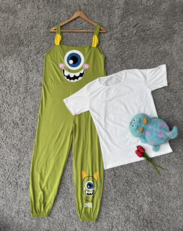 ⁦جمبسوت Mike Wazowski كود 293 – لبس مريح بطابع مرح⁩ - الصورة ⁦3⁩