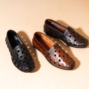 حذاء Coola Shoes – تصميم صيفي بجلد طبيعي ولمسة عصرية