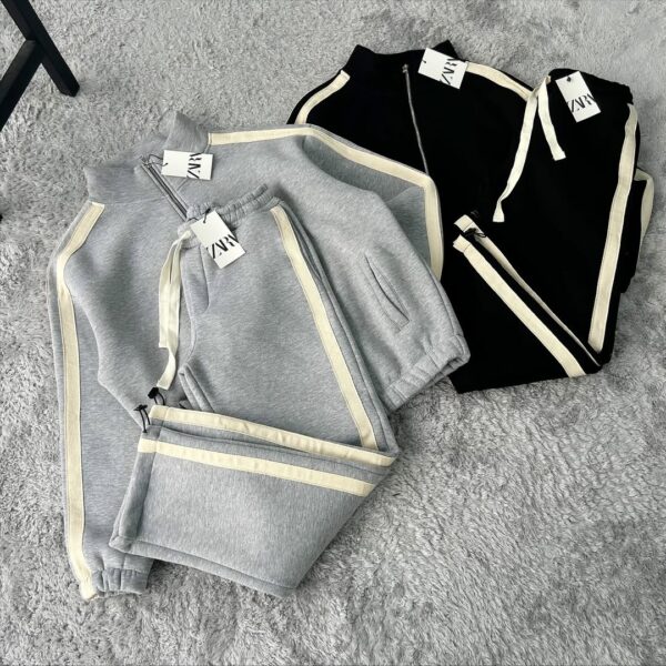 سوت Zara Strip OverSize – الراحة الفاخرة بأسلوب عصري جريء
